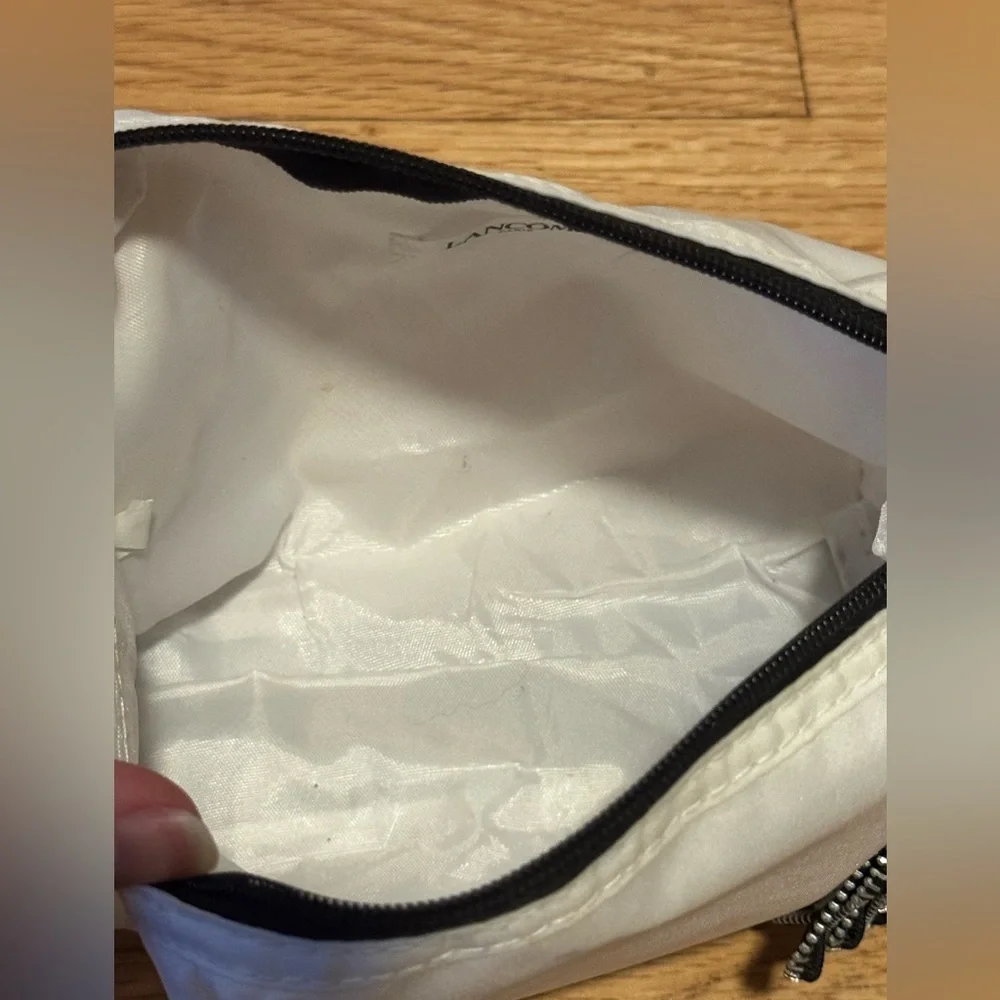 Lancome Cosmetic Bag with Black Rose Detail